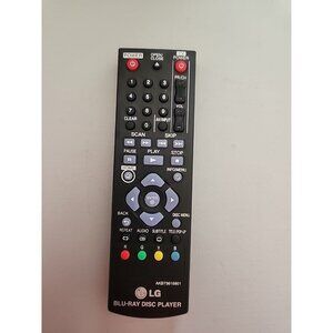 Genuine LG Remote Control For Blue-Ray DVD Disc Player AKB73615801